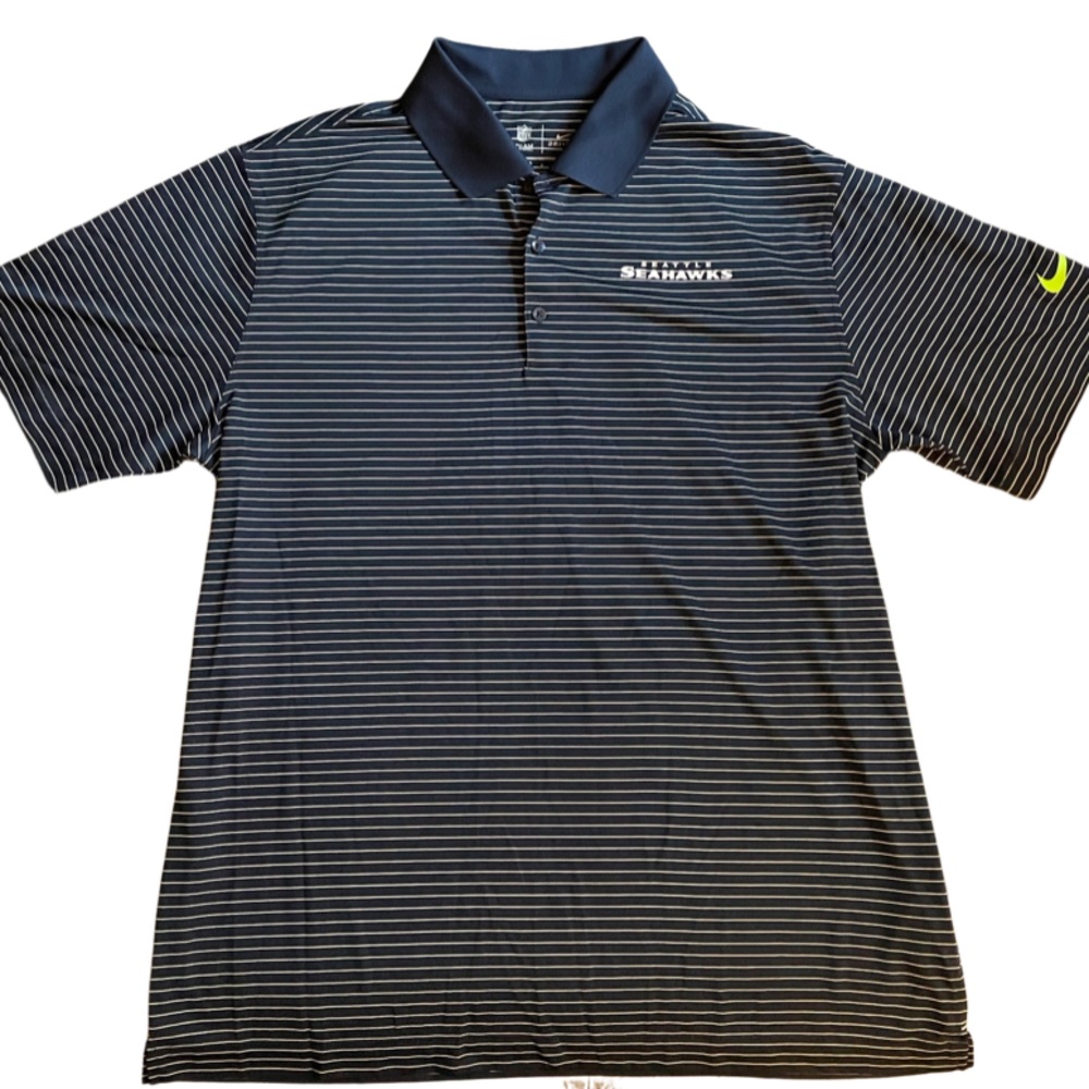 Seattle Seahawks Nike Dri-Fit Collared Polo Shirt